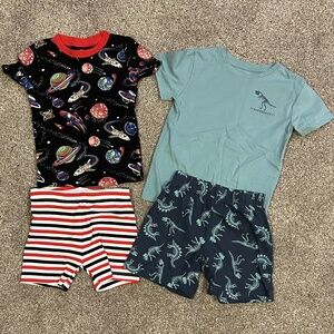 Boys size 3-4 Pajama short sets